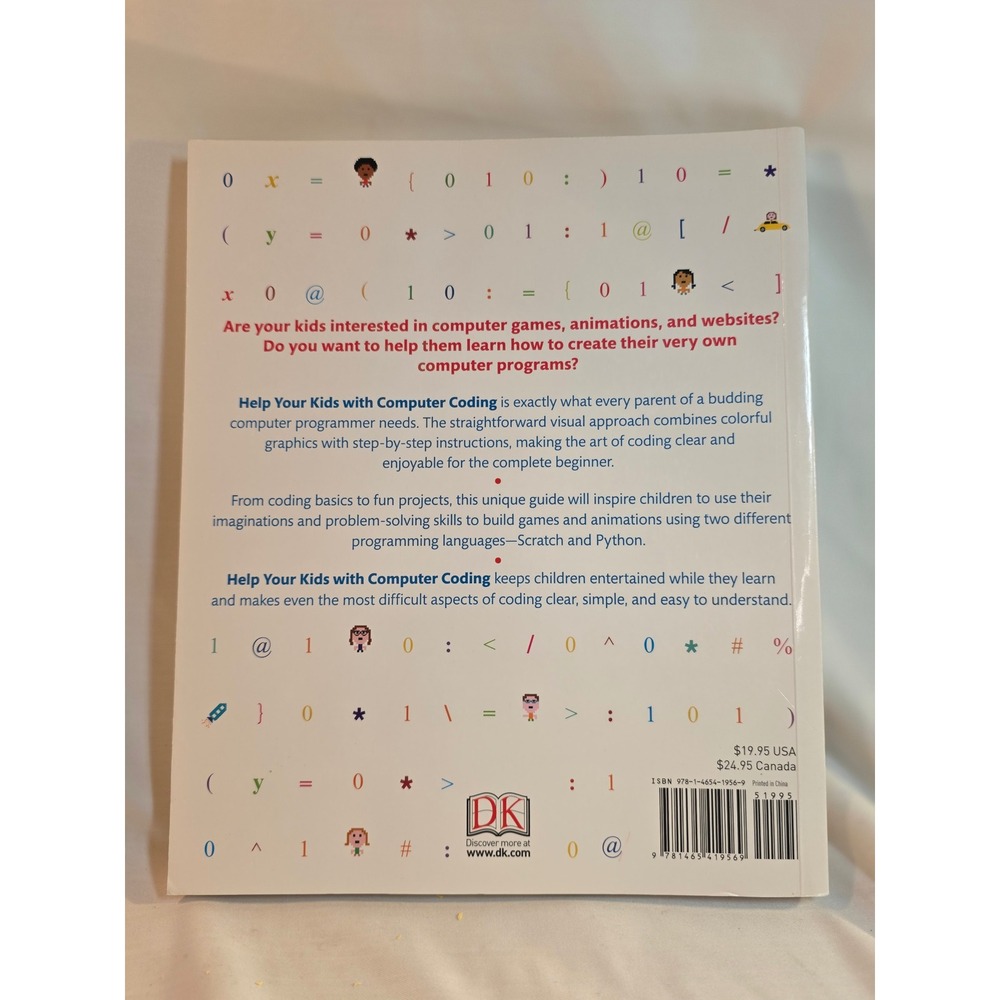 DK Help Your Kids with Computer Coding Step-by-Step Visual Guide Paperback 2014 - Picture 2 of 3